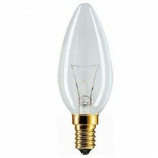 Лампа накаливания Philips E14 60W 230V B35 CL 1CT/10X10F (921501044294)