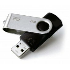 Флеш-накопитель USB 8GB GOODRAM UTS2 (Twister) Black (UTS2-0080K0R11)