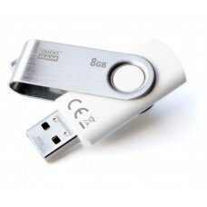 Флеш-накопитель USB 8GB GOODRAM UTS2 (Twister) White (UTS2-0080W0R11)