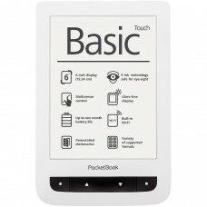 Электронная книга PocketBook Basiс Touch 624 White (PB624-D-CIS)