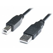 Кабель REAL-EL USB2.0 AM-BM 1.8M чорний