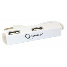 Концентратор Gembird UH-008-W белый USB