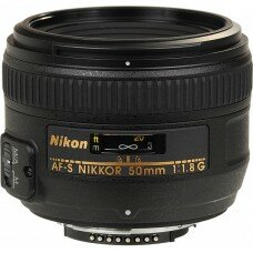 Объектив Nikon 50 mm f/1.8G AF-S NIKKOR (официальная гарантия)