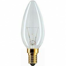 Лампа накаливания Philips E14 40W 230V B35 CL 1CT/10X10F Stan (926000006814)