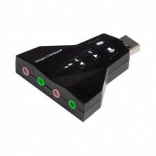 Звуковая плата Dynamode USB 8(7.1) каналов Virtual, 2 стерео-выхода, 2 моно-входа, RTL 3D (PD560)