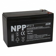 Аккумуляторная батарея NPP 12V 7.5 AH (NP12-7.5) AGM,T1