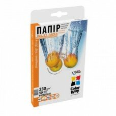 Фотобумага CW глянцевая 230g/m2, 10х15, 50л, картонная упаковка (PG2300504R)