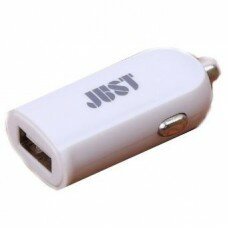 Автомобильное зарядное устройство JUST Me2 USB Car Charger (2.4A/12W, 1USB) White (CCHRGR-M2-WHT)