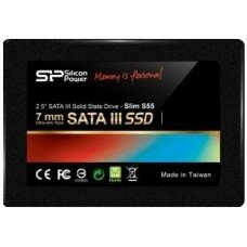 Накопичувач SSD 120GB Silicon Power Slim S55 2.5" SATAIII TLC (SP120GBSS3S55S25)